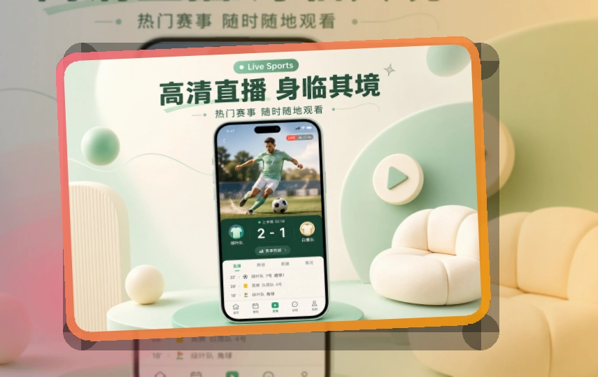 圆环亮点区 · 直播比分App · 赛事信息跟进更连贯界面展示